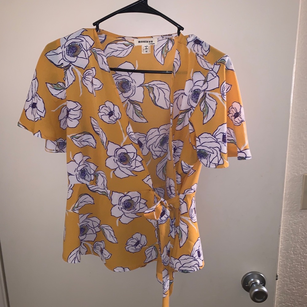 Yellow blouse